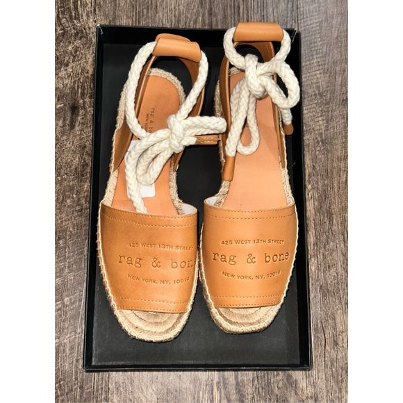 NIB Rag & Bone Tan Estelle Shoes 6.5 - Picture 2 of 10